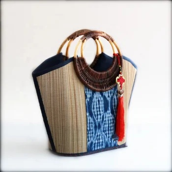 Рекомендуемая коллекционная сумка из бамбука ручной работы