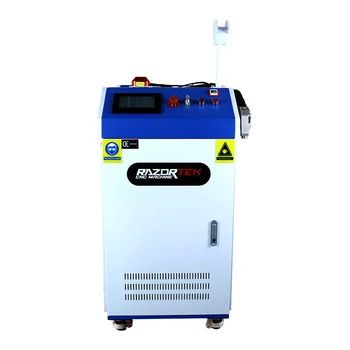 Ручная волоконно-лазерная чистящая машина Razortek 1000 Вт 1500 Вт 2000 Вт 3000 Вт промышленный чистящий лазер