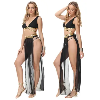 Сексуальный Костюм древнегреческой богини для женщин, Косплей на Хэллоуин, египетская королева Клеопатра, необычные наряды для вечеринок