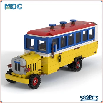 Серия автомобилей Строительные блоки Модель автобуса 