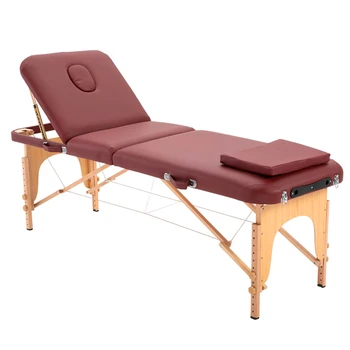 Складной массажный стол, массажная кровать, 3-х кратная массажная кровать, массажный стол, массажное кресло, стол для массажа ресниц, массажный стол