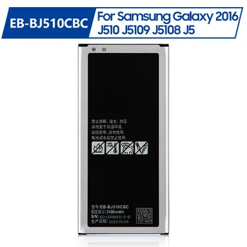 Сменный Аккумулятор EB-BJ510CBC EB-BJ510CBE Для Samsung GALAXY 2016 версии SM-J510 J5109 J5108 J5 2016 SM-J510FN 3100 мАч