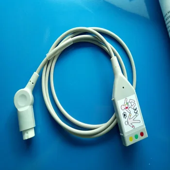 Совместим с аппаратом ЭКГ PHILIPS (HP), магистральным кабелем ЭКГ HP 12pin с 3 выводами, AHA и IEC.Используется для проводов PHILIPS (HP).