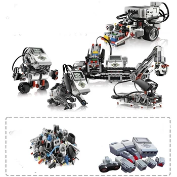Совместим с блоками EV3 45544, пакетом деталей 45560, учебными пособиями, роботом, сборкой Moc из мелких частиц, головоломкой, обучающими кирпичиками, игрушками