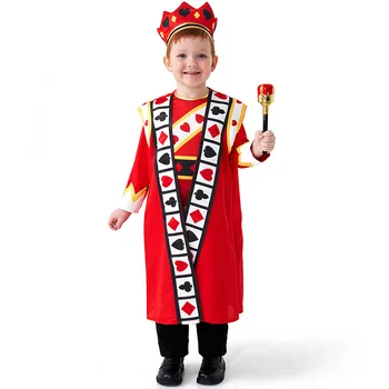 Средневековый Костюм Короля Хэллоуин Пурим Малыш Император Граф Герцог Косплей Наряд Подарок На День рождения Маскарадный костюм Ролевое представление