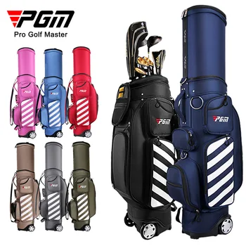 Сумка для гольфа PGM, мужская клубная сумка с фиксатором, сумка для гольфа, телескопическая дорожная сумка для гольфа