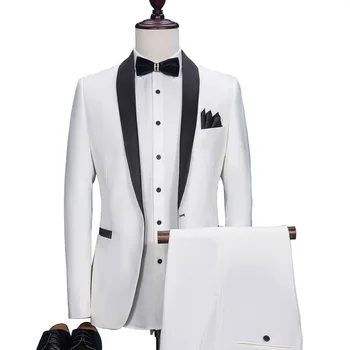 Сшитое на заказ свадебное платье жениха, блейзер, деловые классические брюки высокого класса ZHA05-96999