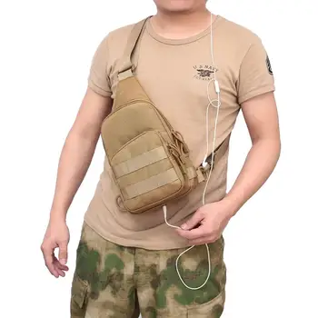 Тактическая Нагрудная сумка Molle, военные сумки на плечо, Рюкзак Для Путешествий, Треккинга, Рыбалки, Кемпинга, Охоты, спорта на открытом воздухе, Рюкзак