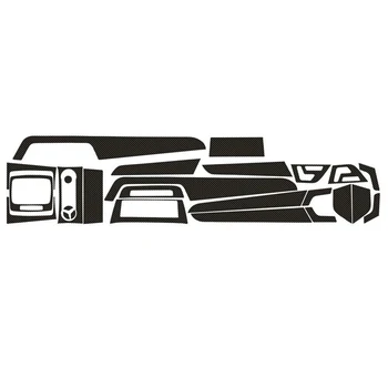 Улучшите свой опыт вождения 5D Наклейки для интерьера из углеродного волокна для Mercedes C W204, сшитые на заказ, гладкие и простые в установке
