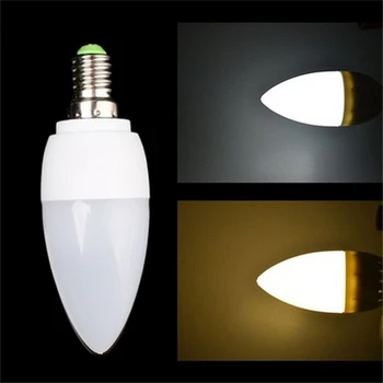 Универсальный E14 3W 2835 SMD светодиодный Светильник для Замены Свечей, Галогенная лампа Energie