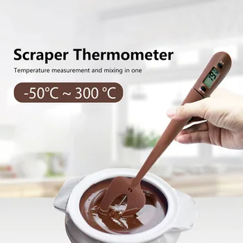Цифровой Шпатель-Термометр Конфеты Шоколад Вода Измеритель Температуры Пищи Кухня Приготовление Пищи Тестер Температуры Выпечки Скребок Для Торта