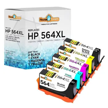 Чернильные картриджи 5PK #564XL для HP Photosmart 7510 7515