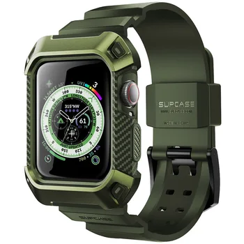 Чехол Для Apple Watch 8/7 Case (45 мм) UB Pro Прочный защитный чехол Для Apple Watch 6/SE/5/4 (44 мм) с ремешками