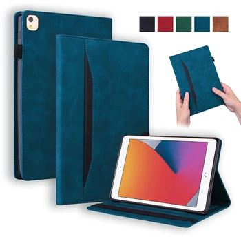 Чехол для iPad 9-го 8-го 7-го 6-го Поколения, Роскошный Кожаный Бумажник, Планшет Для iPad 9,7 10,2, Чехол Для iPad 9 8 7 6 5 Mini 6 Air 3 2 1