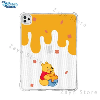 Чехол для планшета Disney Winnie the Pooh для iPad Mini 4 5 6 Air 1 2 3 iPad Pro 2022 12,9 дюймов Противоударный Прозрачный Защитный чехол