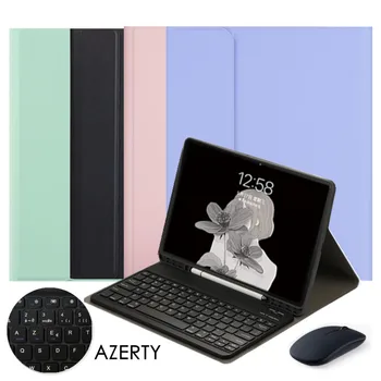 Чехол с клавиатурой Clavier Azerty для Samsung Galaxy Tab A7 10,4 Чехол с русской Испанской клавиатурой Для Galaxy Tab A7 2022 2020 Чехол